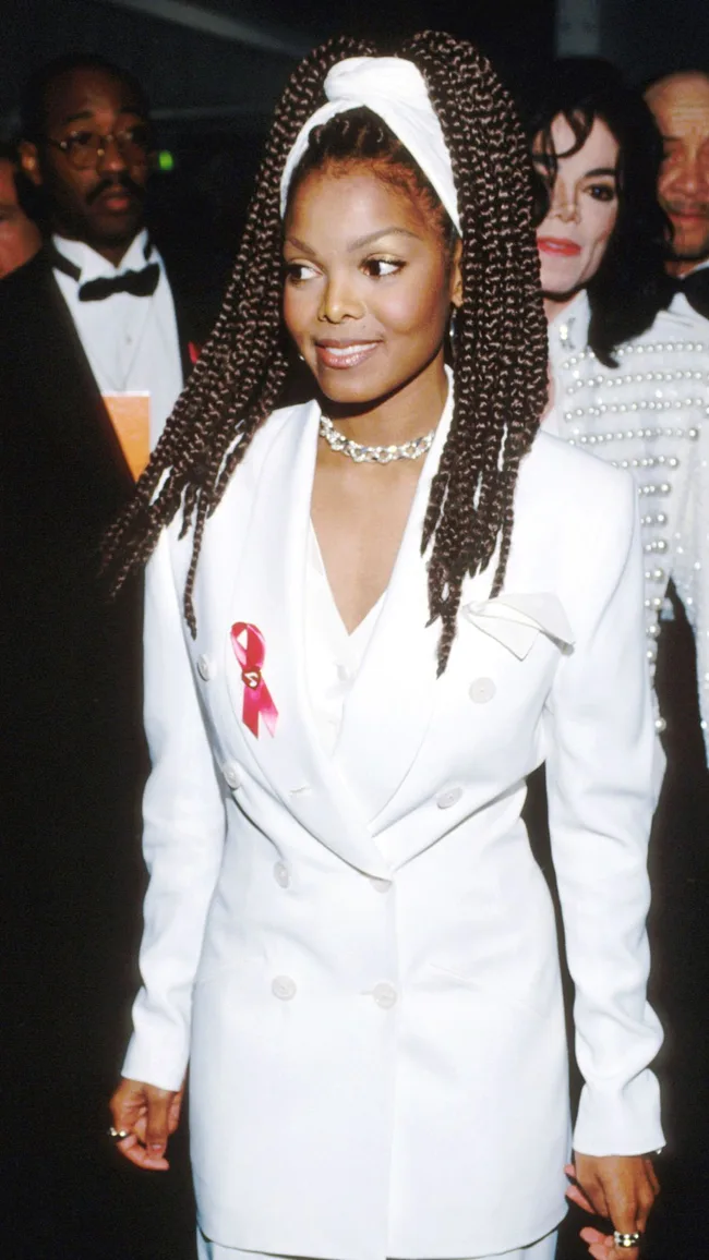 Janet Jackson at the Grammys in 1993