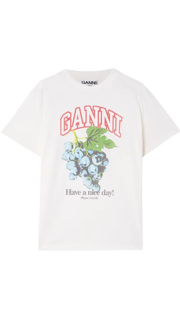 Ganni Grapes tee