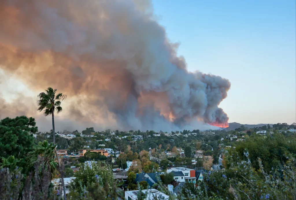Los Angeles burning