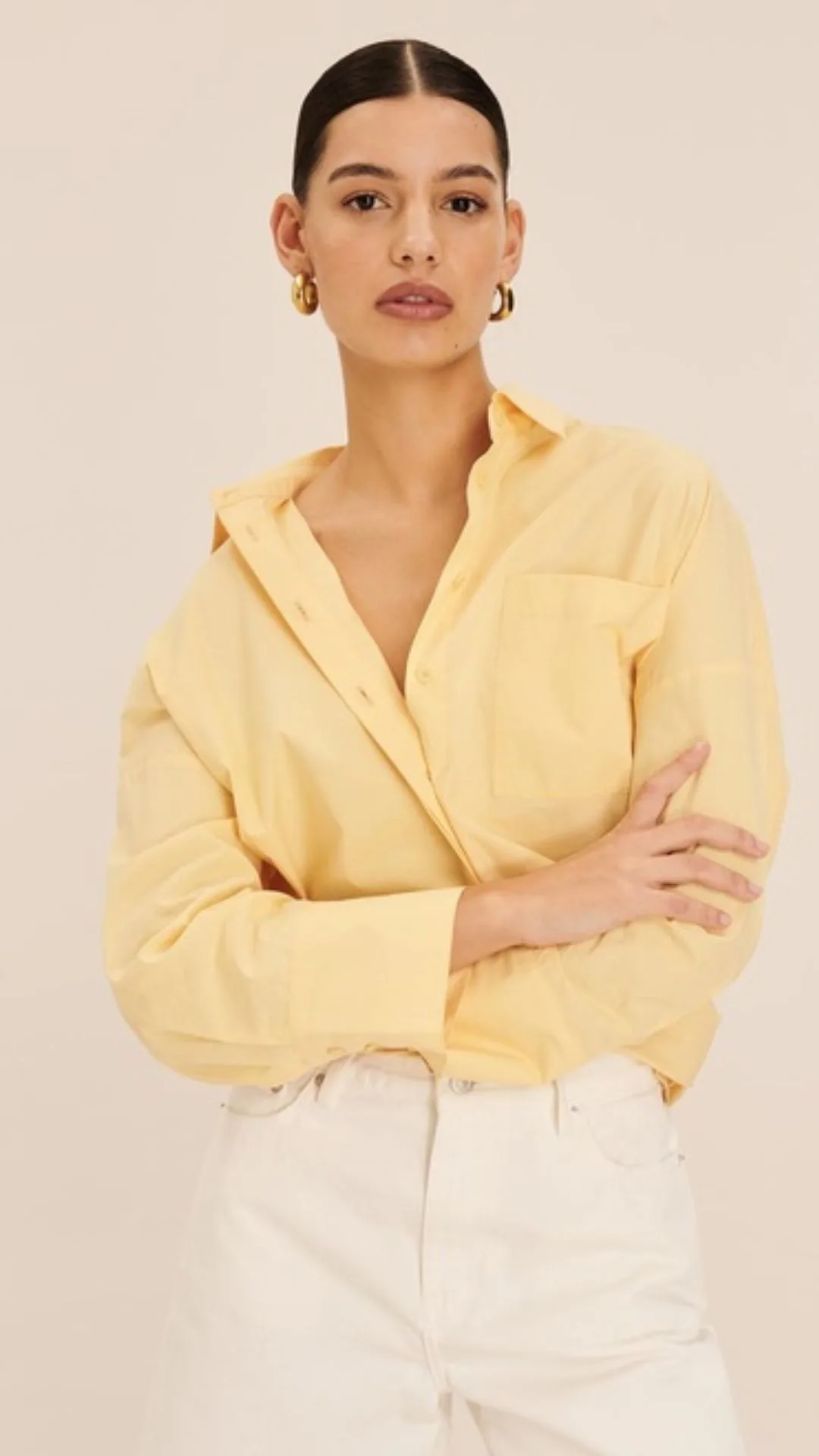 Aere, Organic Cotton Oversized Shirt