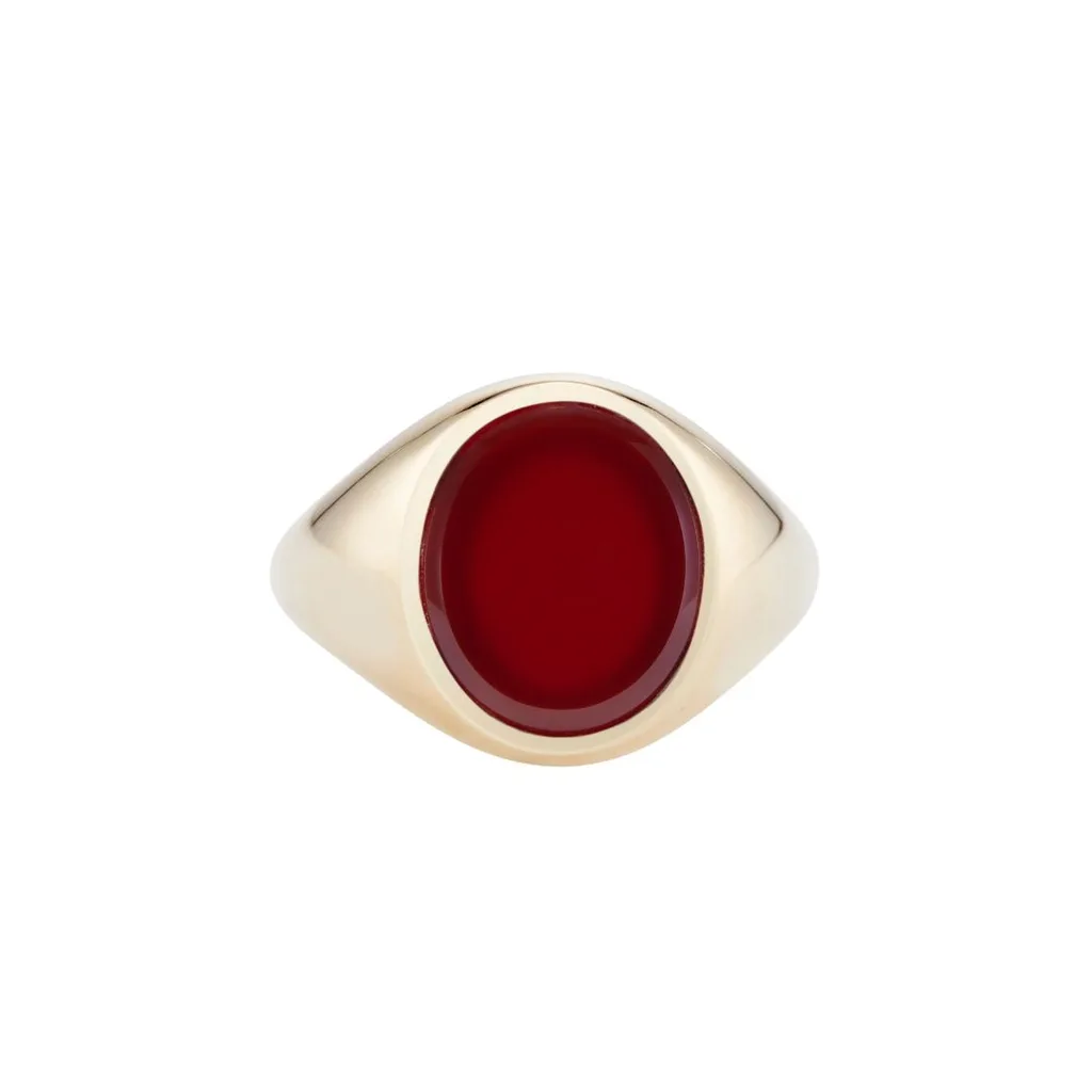 Cushla Whiting Carnelian Signet Ring