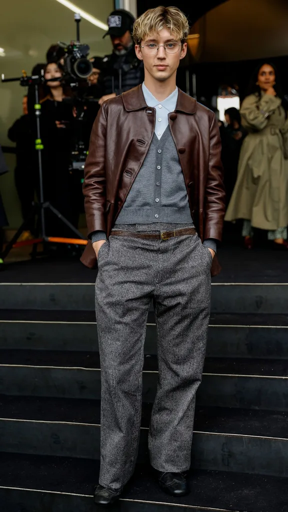 Troye Sivan at Milan Men's Fashion Week