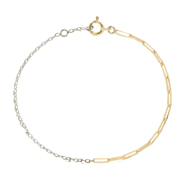mixed metal jewellery bracelet