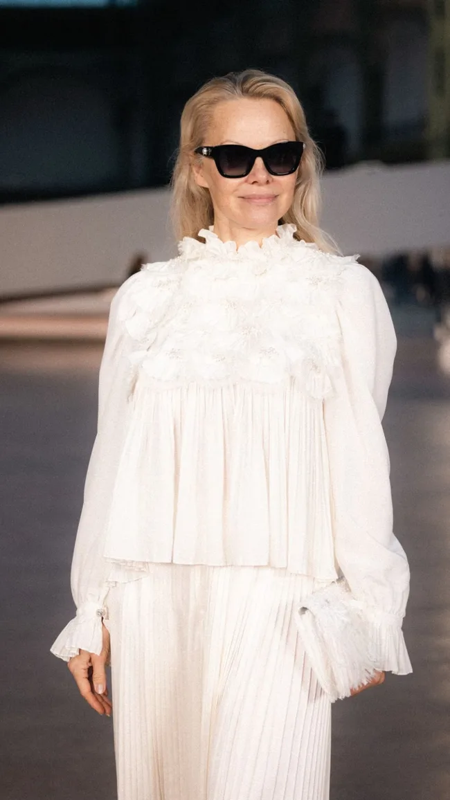 Pamela Anderson at Chanel SS25
