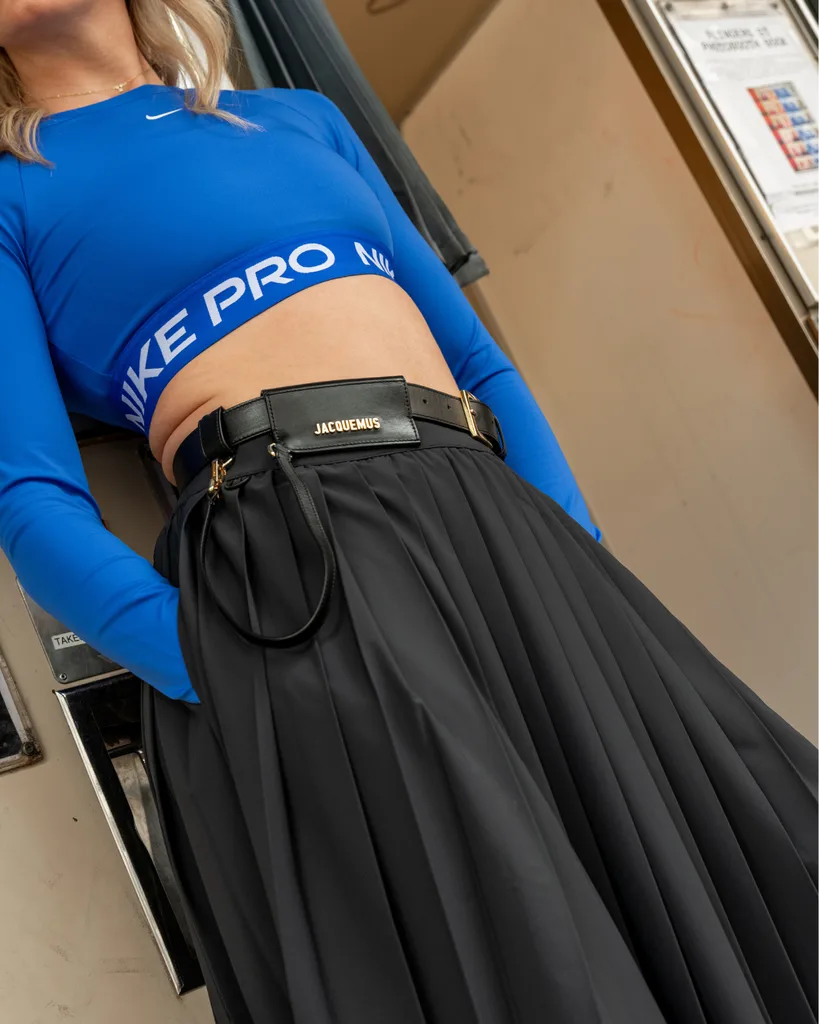 Ariana Titmus and Tayla Harris wearing Nike 24.7 Collection