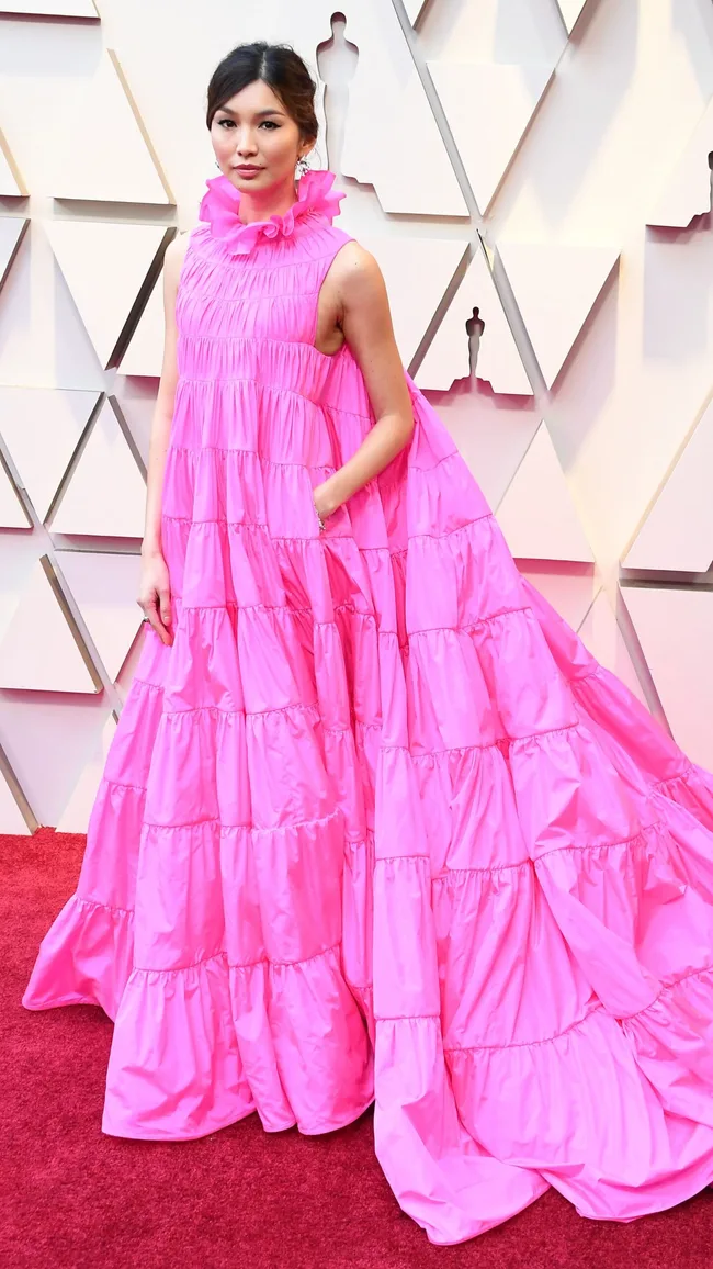 Gemma Chan in Valentino at the 2019 Oscars