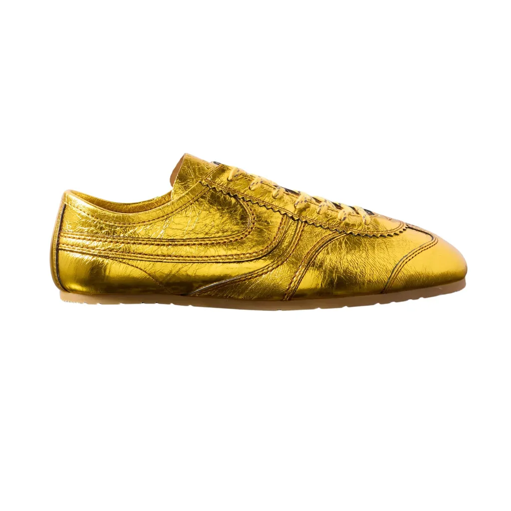 Dries Van Noten Gold Sneaker