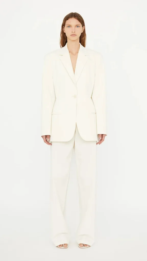 Christopher Esber, Intimate Bow Back Twill Blazer