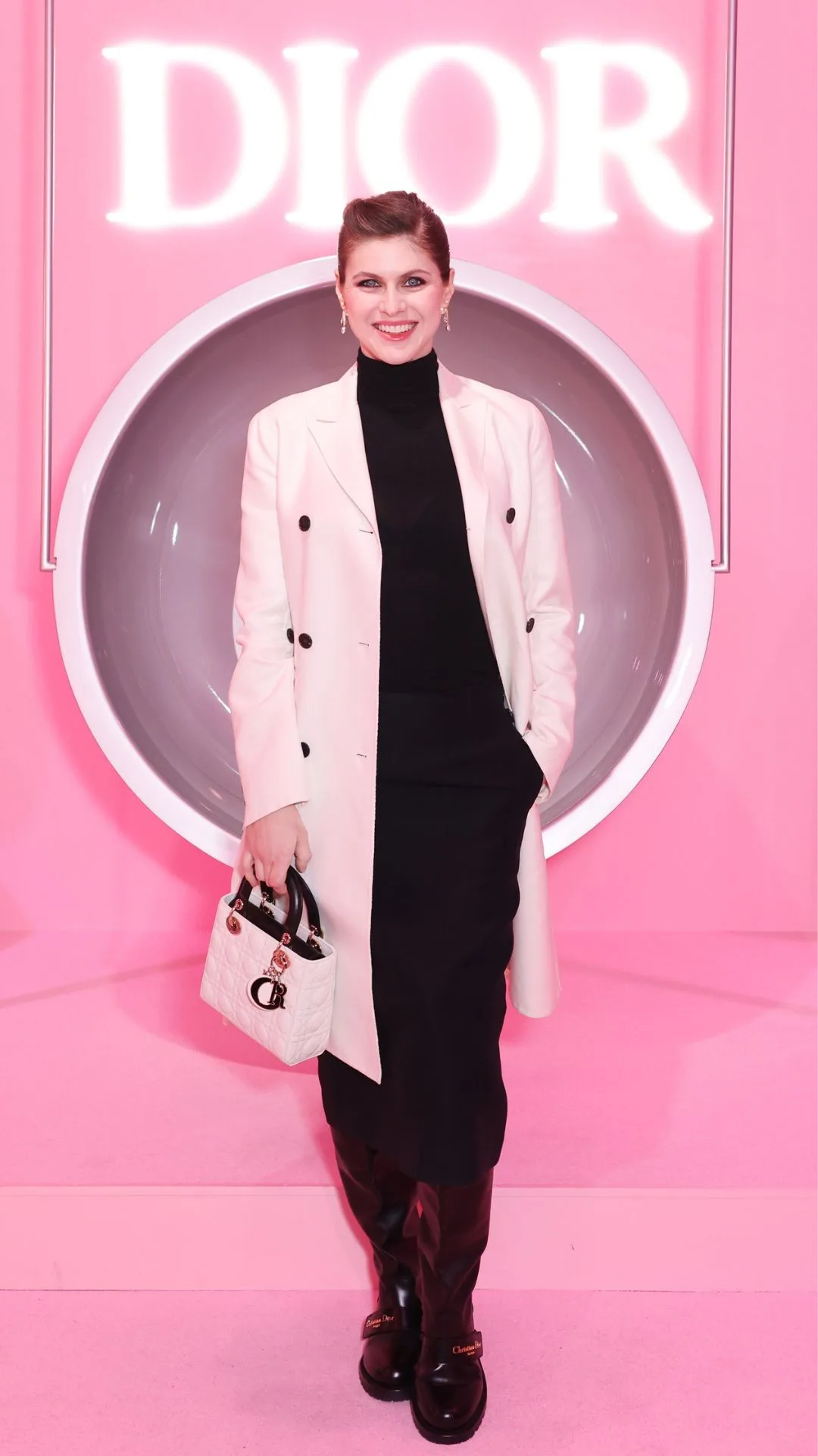 alexandra daddario at dior addict london launch