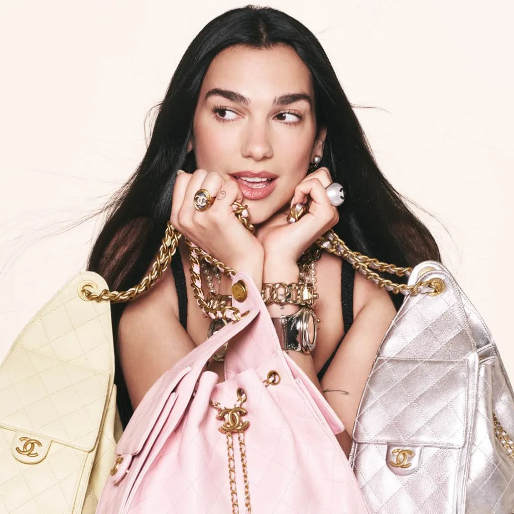 Dua Lipa starring in the Chanel 25 campaign
