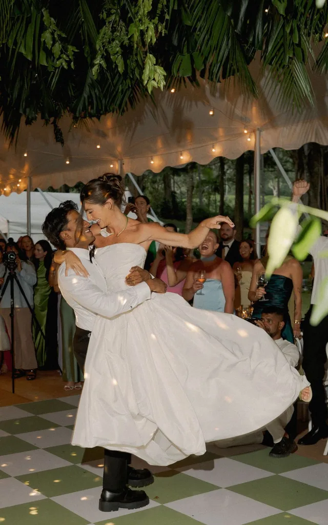 Lauren and Danny dancing