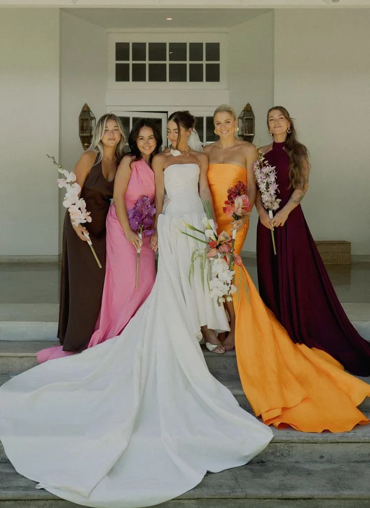 Lauren with her bridesmaids