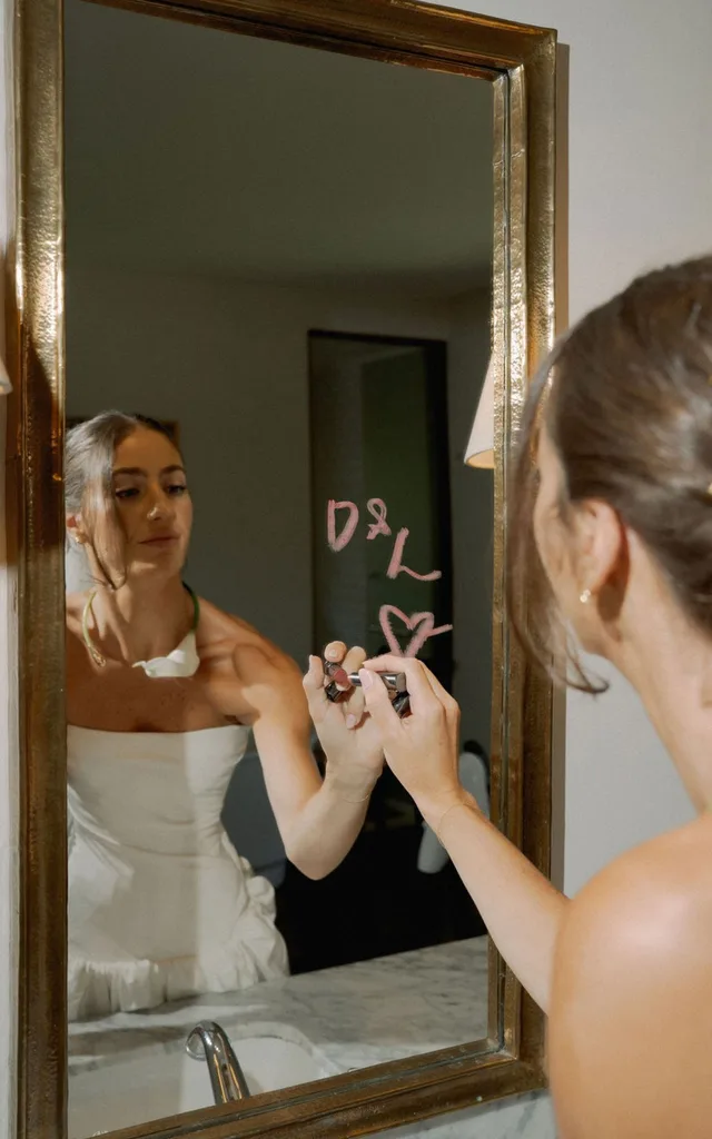 Lauren getting ready