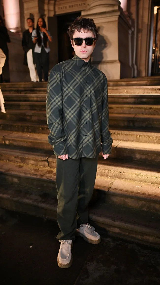 Lennon Gallagher Burberry London Fashion Week 2025