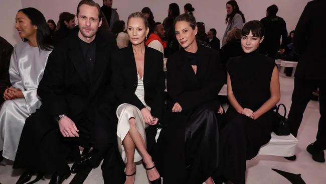 Alexander Skarsgård, Kate Moss, Christy Turlington, and Grace Burns