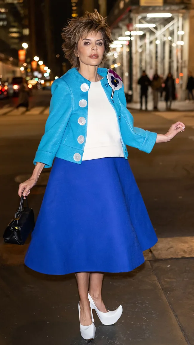 Lisa Rinna at arriving at Marc Jacobs