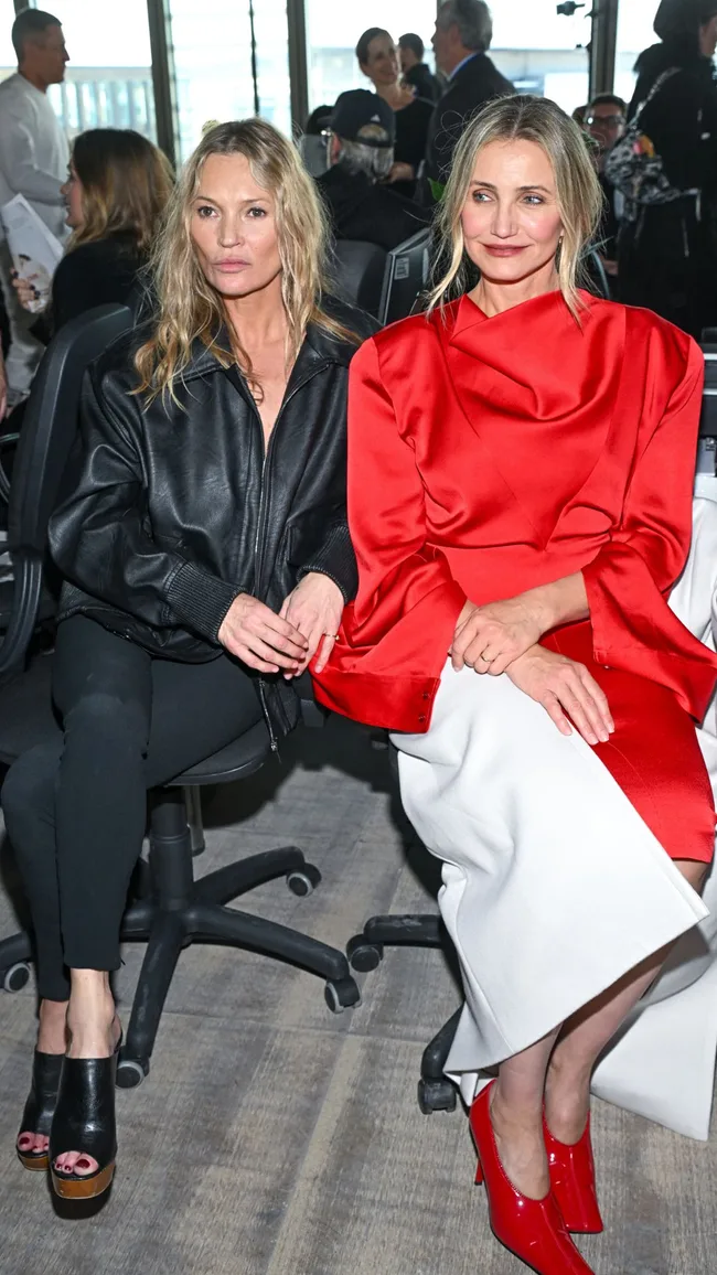 Kate Moss and Cameron Diaz at The Row