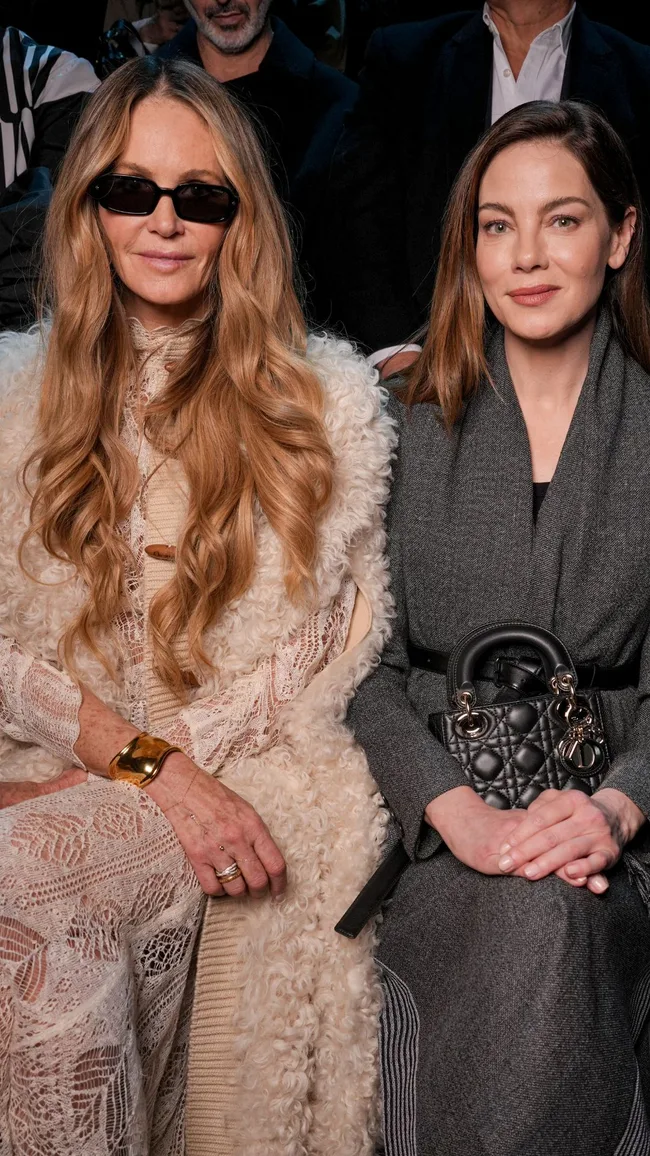 Michelle Monaghan and Elle Macpherson at Dior