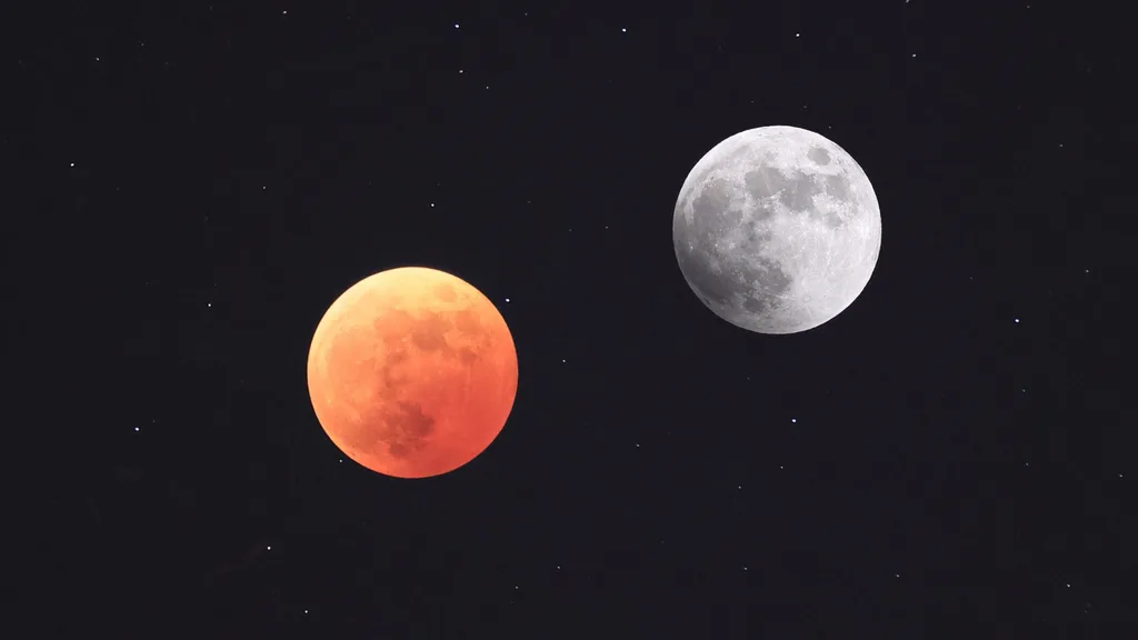 The lunar eclipse