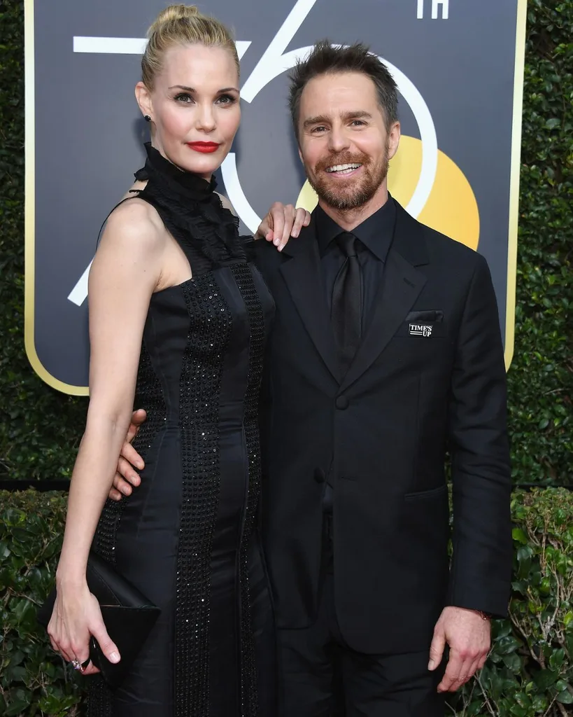 white lotus season three leslie bibb with real life partner sam rockwell