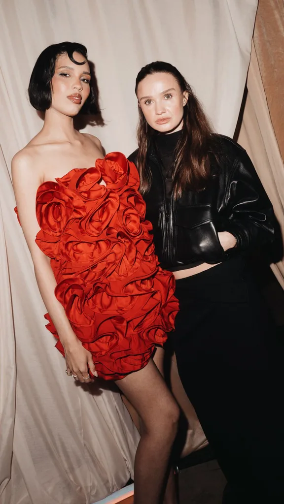 Nara Smith and Magda Butrym