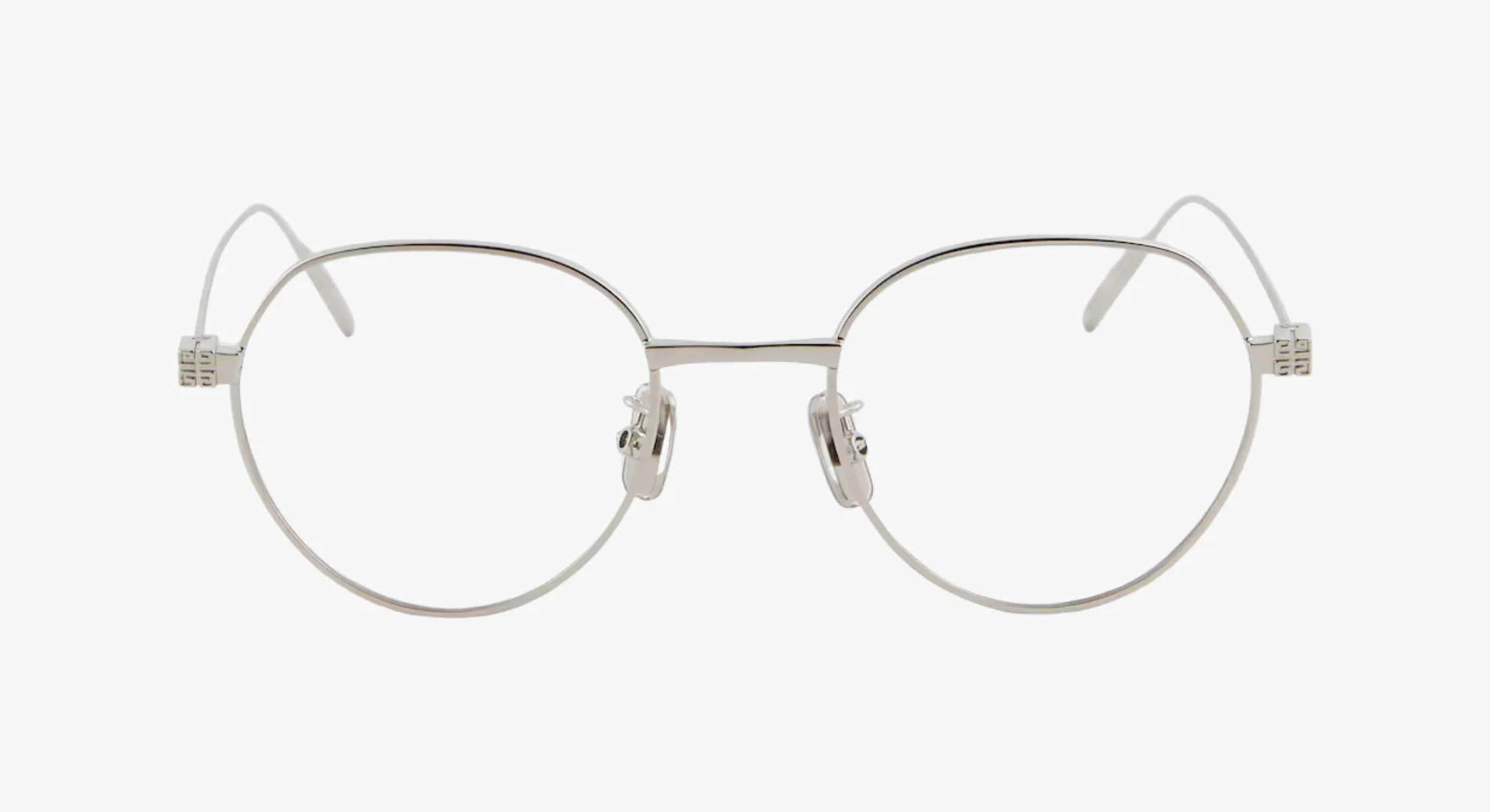 Best Slutty Little Glasses_Wire-Framed Glasses_Givenchy 4G Round Glasses