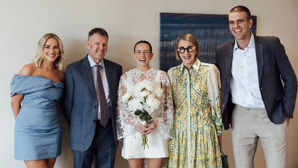 Molly with her family