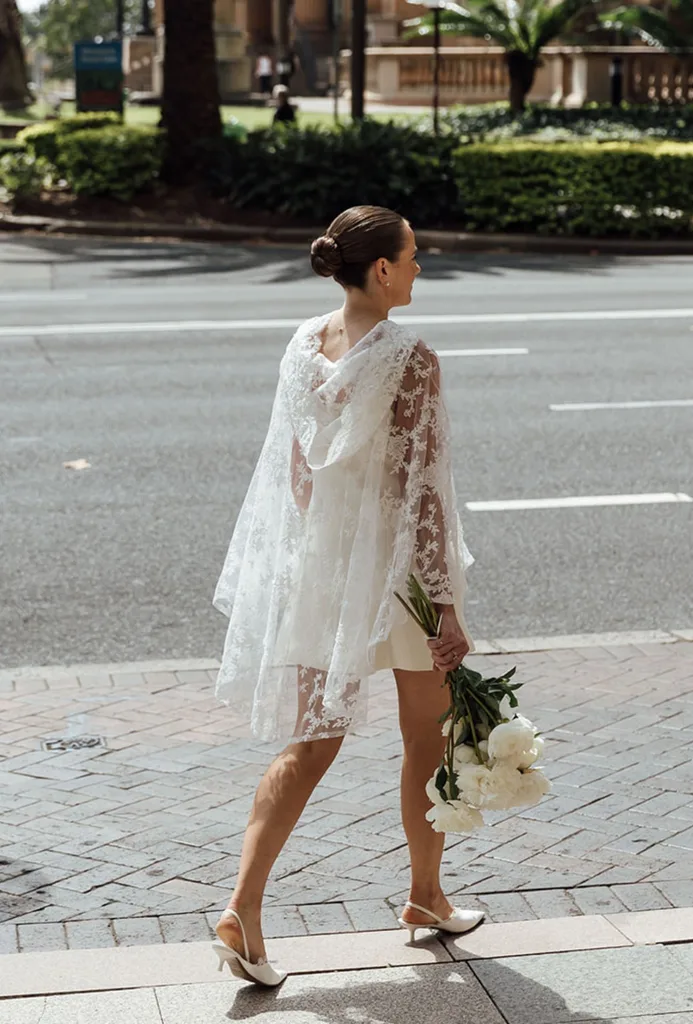 Molly on her way to the wedding