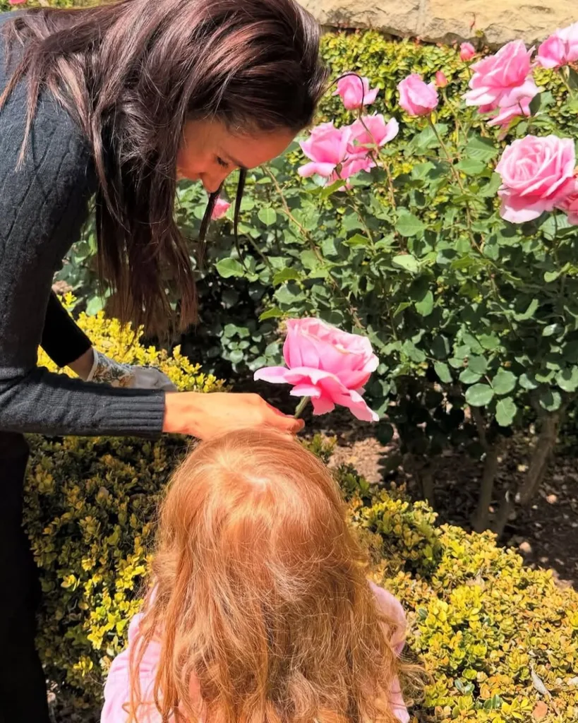 Meghan Markle and her daughter princess lillibet