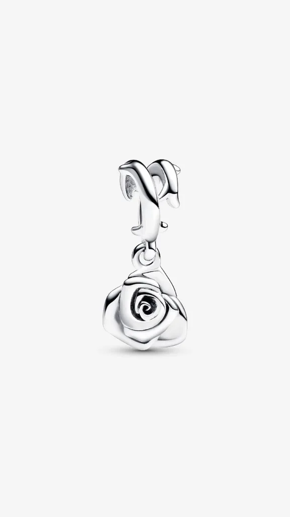 Pandora Rose in bloom dangle charm