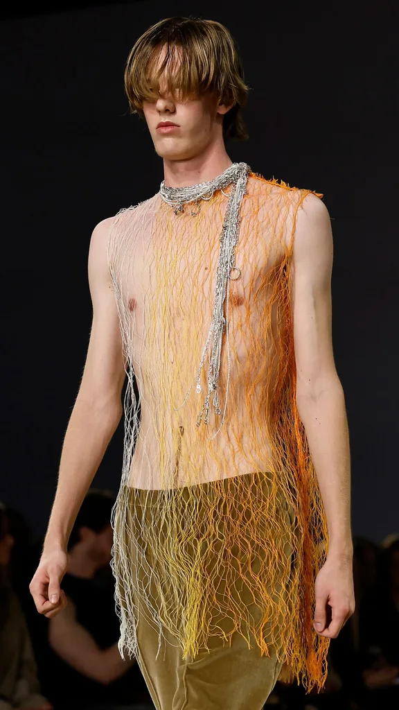 Model at Alix Higgins runway show Australian Fashion week 2025