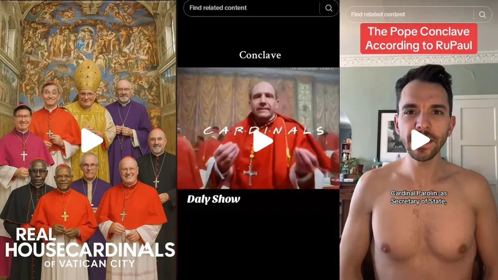 The papal conclave is going viral on tiktok