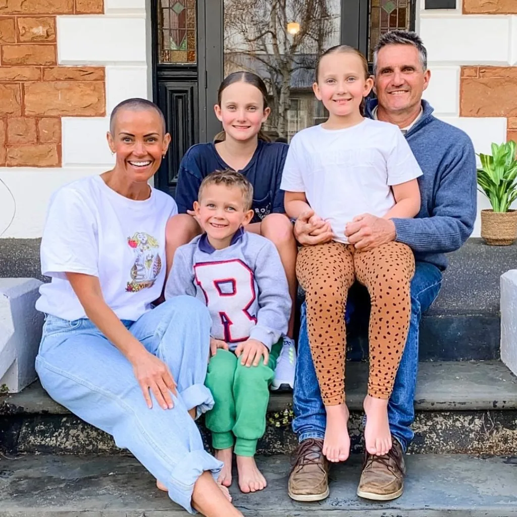 Rob Hodges & Jo Fincham with their three children