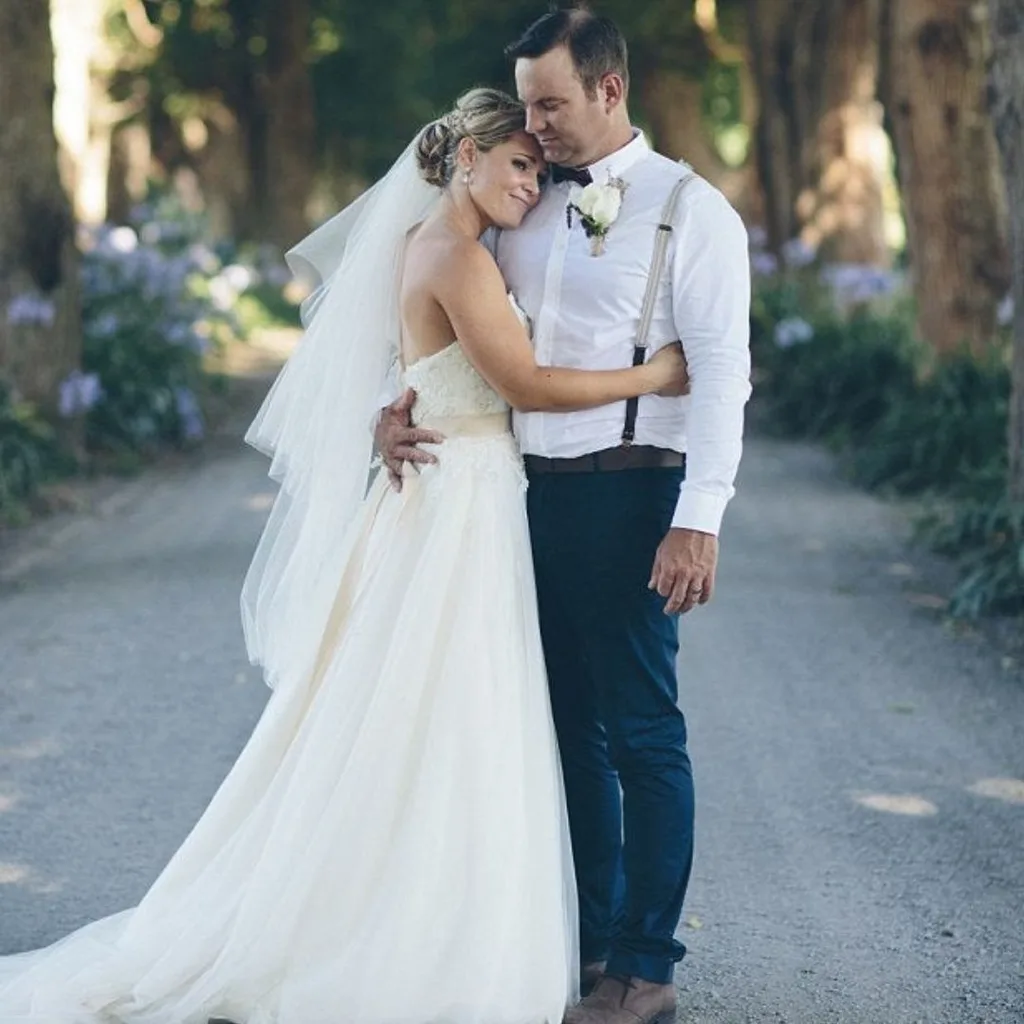 Sam Alford and Jodie Byrne from Farmer Wants a Wife