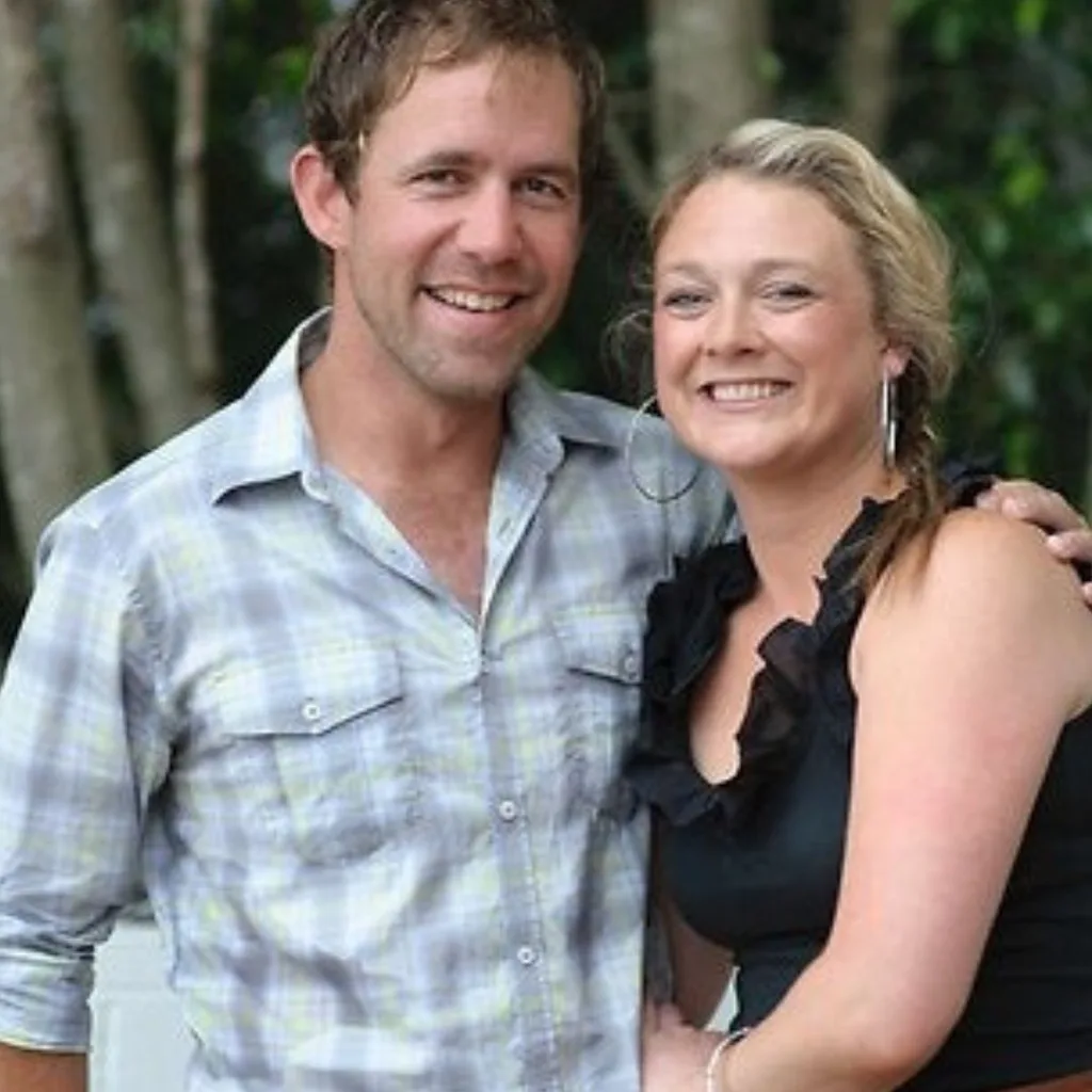 Damian Atkins and Rachael Penenborn