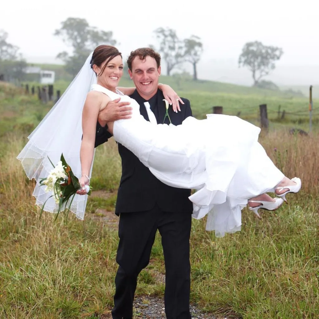 Brad Crane and Stacie Marmion from Farmer Wants a Wife