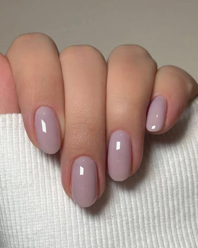 Lavender milk nails at naturally you salon