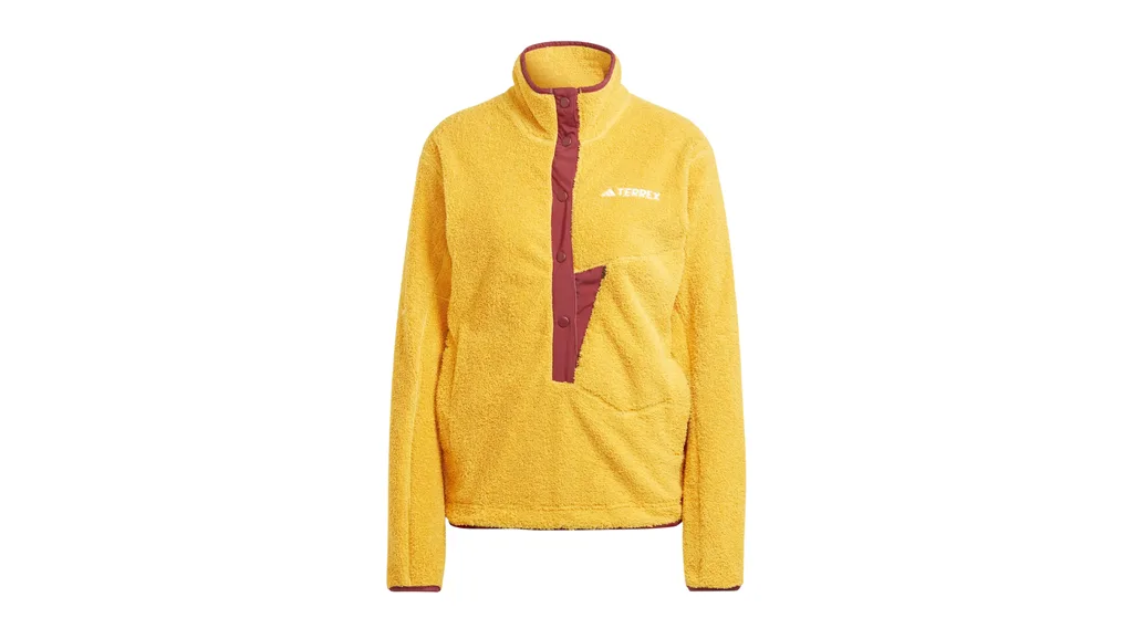 Best Running Accessories_Adidas Terrex XPLORIC High-Pile-Fleece Pullover