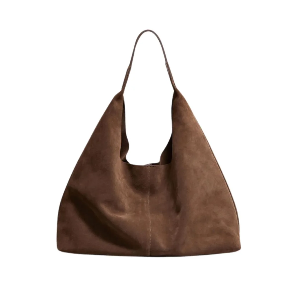 &other stories large suede bag