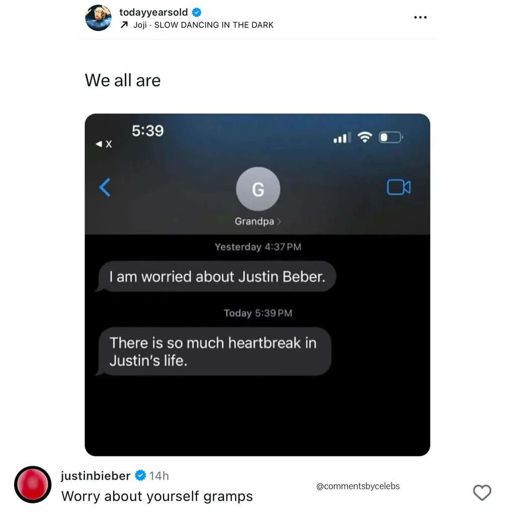 Comments by Celebs post