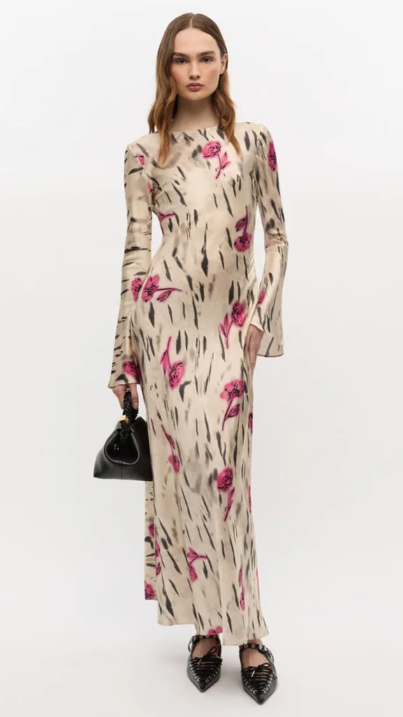 Ganni Floral Maxi Dress