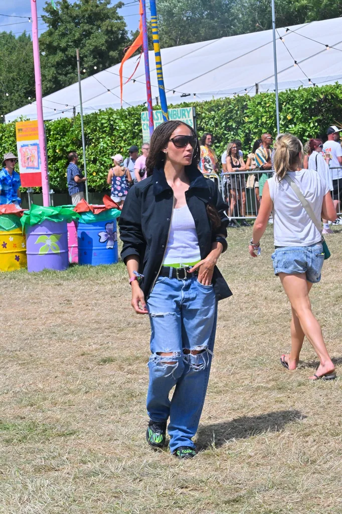 Adwoa Aboah at Glastonbury 2025