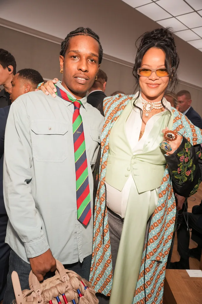 Rihanna and A$AP rocky at Dior