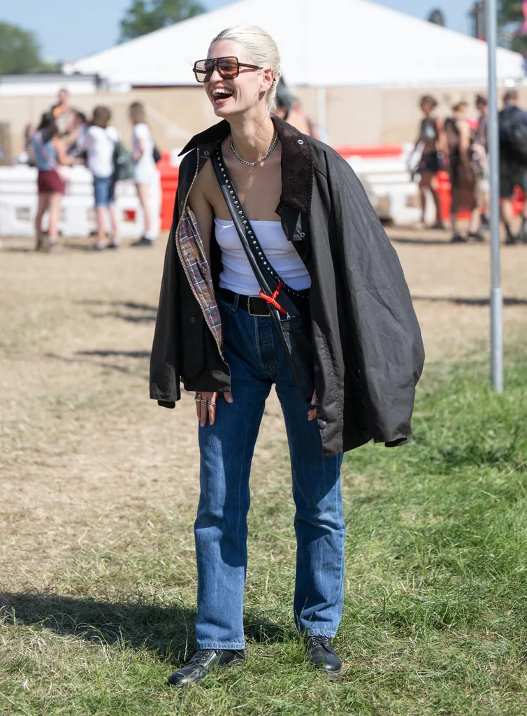Pixie Geldof at Glastonbury 2025
