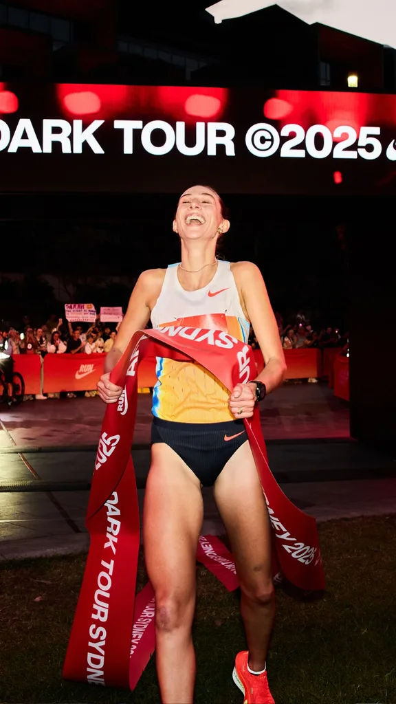 Isobel Hume winning Nike After Dark Sydney
