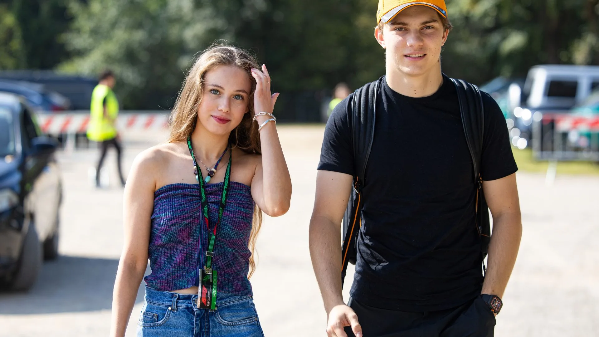 Oscar Piastri and girlfriend lily zeimner