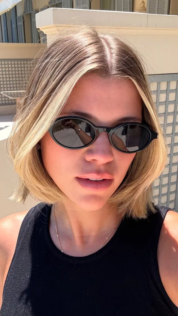 Sofia Richie Grainge new French bob