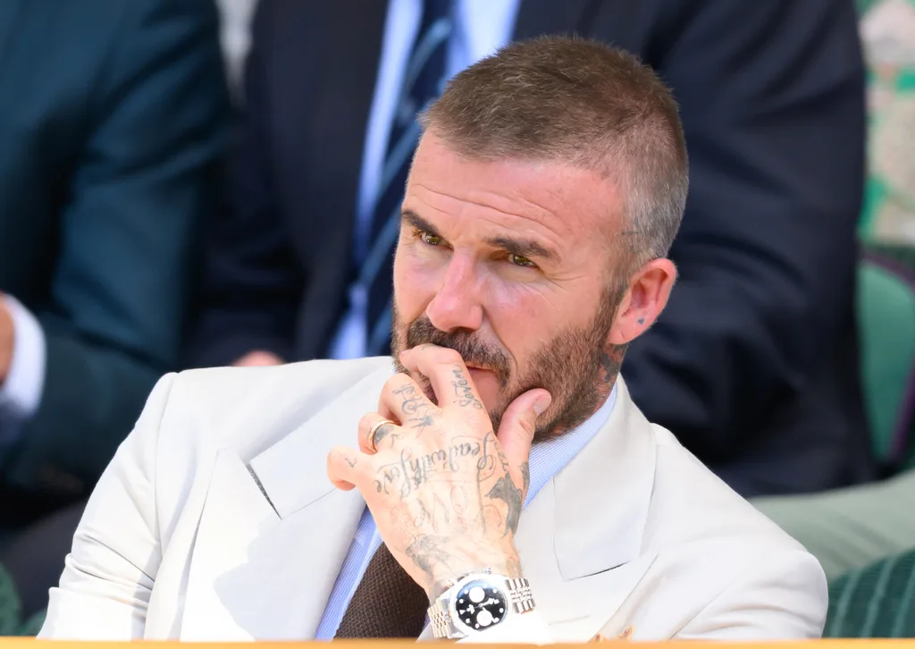 David Beckham at WImbledon