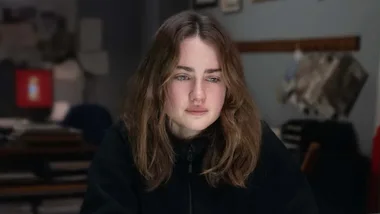 Still image from The Twisted Tale of Amanda Knox series