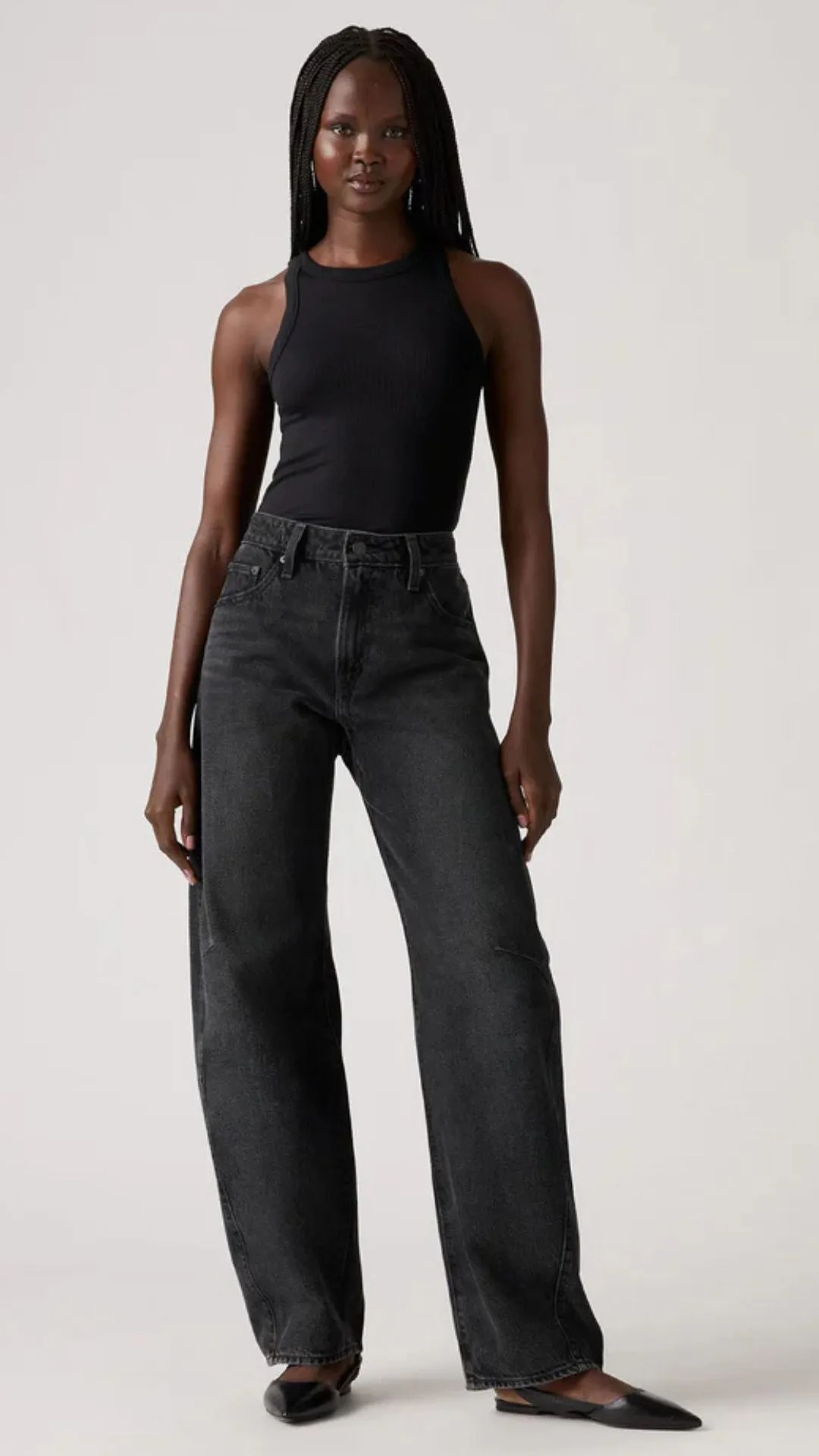 Levi's barrel leg dad jean 